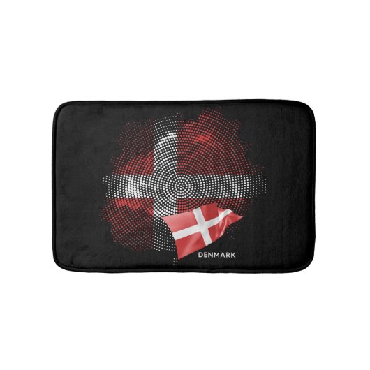 Dänemark-Flagge Badematte (Vorderseite)