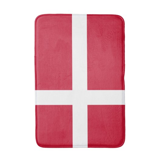 Dänemark Flagge Badematte (Vorderseite Vertikal)