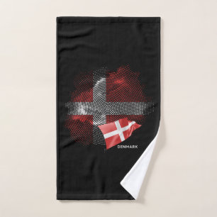 Dänemark-Flagge Badhandtuch Set
