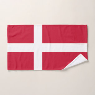 Dänemark-Flagge Badhandtuch Set