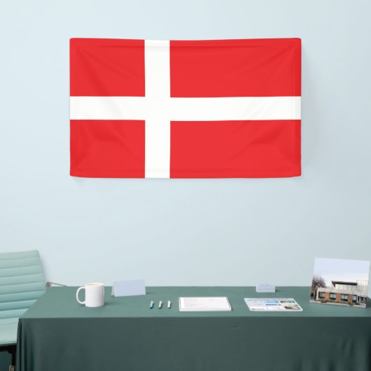 Dänemark Flagge Banner (Messeveranstaltung)