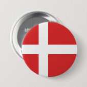 Dänemark-Flagge Button (Vorne & Hinten)