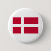 Dänemark Flagge Button (Vorderseite)