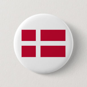 Dänemark Flagge Button