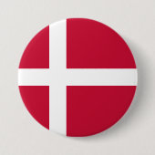 Dänemark Flagge Button (Vorderseite)