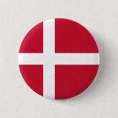 Dänemark Flagge Button (Vorderseite)