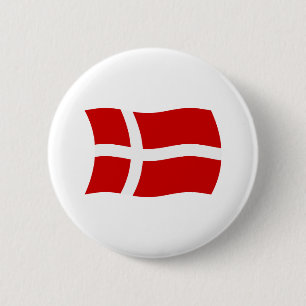 Dänemark-Flagge-Button Button