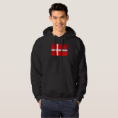 Dänemark Flagge Dänemark Hoodie (Vorne ganz)
