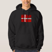 Dänemark Flagge Dänemark Hoodie (Vorderseite)