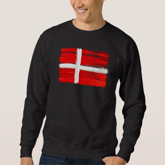 Dänemark Flagge Dänemark Sweatshirt (Vorderseite)