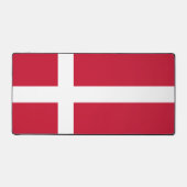 Dänemark / Flagge Dänemarks Schreibtischunterlage (Vorderseite)