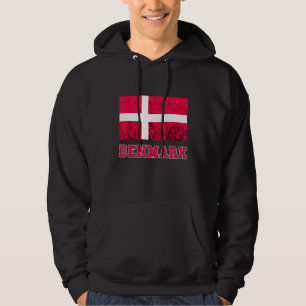 Dänemark Flagge Dannebrog Retro Dänemark Pride Dan Hoodie