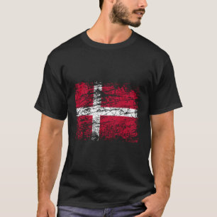 Dänemark Flagge Dansk Danmark Kopenhagen Aarhu T-Shirt