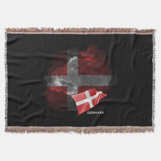 Dänemark-Flagge Decke (Vorderseite)