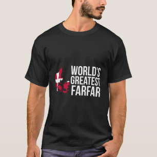 Dänemark-Flagge des Großvaters Farfar T-Shirt
