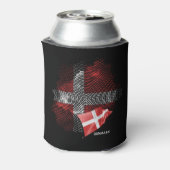 Dänemark-Flagge Dosenkühler (Kanne Rückseite)