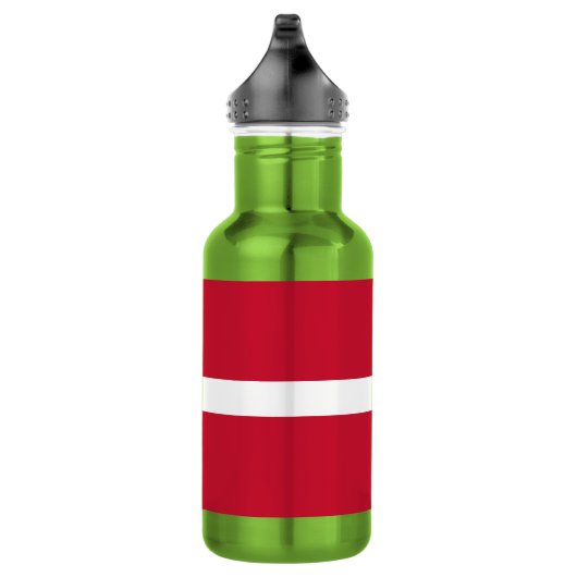 Dänemark Flagge Edelstahlflasche (Rechts)