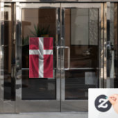 Dänemark Flagge Fensteraufkleber (Büro Tür)