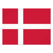 Dänemark Flagge Fotodruck (Vorne)