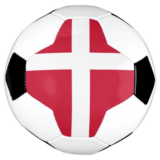 Dänemark Flagge Fußball (Gedreht)