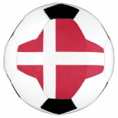 Dänemark Flagge Fußball (Vorderseite)