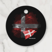 Dänemark-Flagge Geschenkanhänger (Vorderseite)
