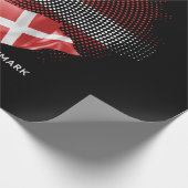 Dänemark-Flagge Geschenkpapier (Ecke)