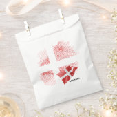 Dänemark-Flagge Geschenktütchen (Ausgeschnitten)