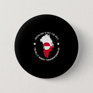 Dänemark-Flagge Grönland ist nicht zu verkaufen Üb Button