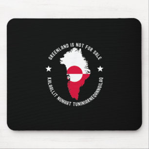 Dänemark-Flagge Grönland ist nicht zu verkaufen Üb Mousepad