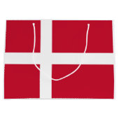 Dänemark Flagge Große Geschenktüte (Vorderseite)
