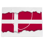 Dänemark Flagge Große Geschenktüte (Vorderseite)
