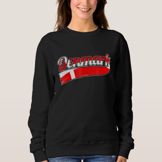 Dänemark Flagge Hygge Kopenhagen Dänemark Viking K Sweatshirt (Vorderseite)