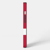 Dänemark-Flagge iPhone Hülle (Linke Seite)