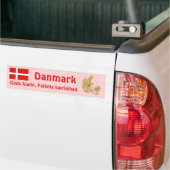 Dänemark Flagge + Karte Autoaufkleber (Auf Lkw)