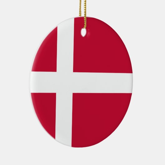 Dänemark Flagge Keramik Ornament (Rechts)