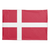 Dänemark Flagge Kissenbezug (Rückseite)