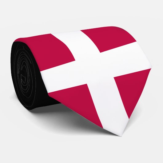 Dänemark Flagge Krawatte (Gerollt)