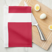 Dänemark Flagge Küchentücher (Viertel Falte)