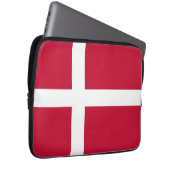 Dänemark-Flagge Laptopschutzhülle (Vorne Rechts)