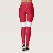 Dänemark Flagge Leggings (Rückseite)