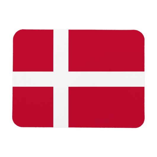 Dänemark-Flagge Magnet (Horizontal)