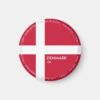 Dänemark Flagge Magnet