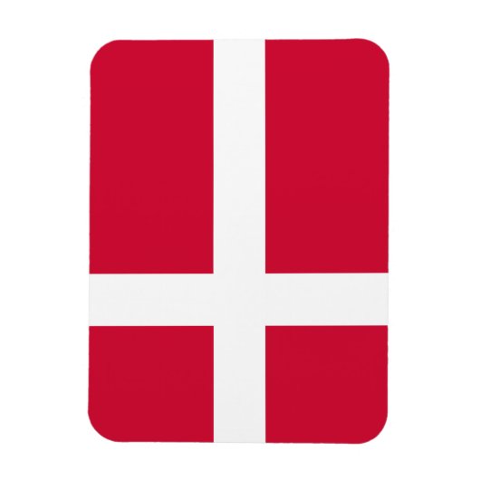 Dänemark Flagge Magnet (Vertikal)