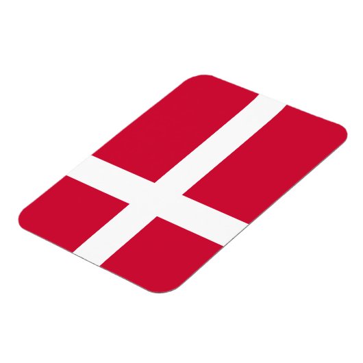 Dänemark Flagge Magnet (Linke Seite)