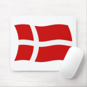 Dänemark-Flagge-Mauspad Mousepad (Mit Mouse)