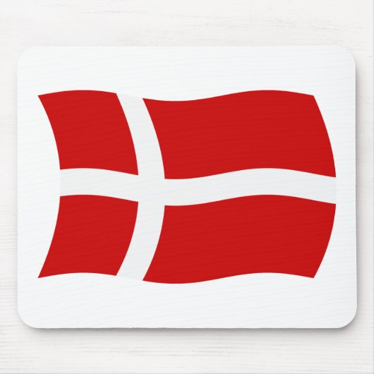 Dänemark-Flagge-Mauspad Mousepad (Vorne)