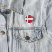 Dänemark - Flagge mit dem Symbol Button (Beispiel)