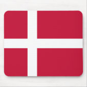 Dänemark Flagge Mousepad (Vorne)