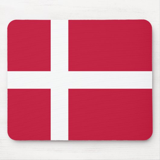 Dänemark Flagge Mousepad (Vorne)